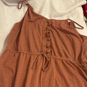 Hayden Rust Sleeveless Dress